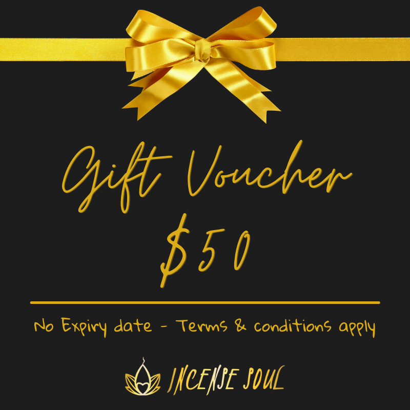 50$ incense soul gift voucher